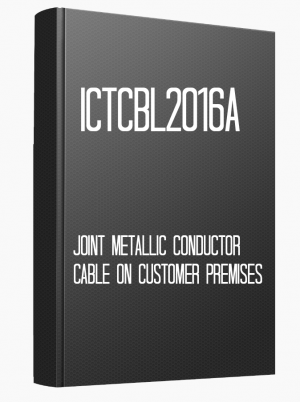 ICTCBL2016A Joint metallic conductor cable on customer premises