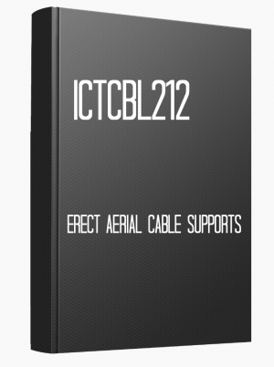 ICTCBL212 Erect aerial cable supports