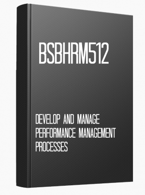 BSBHRM512 Develop and manage performance management processes