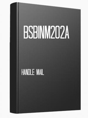 BSBINM202A Handle mail
