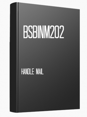 BSBINM202 Handle mail