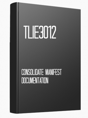 TLIE3012 Consolidate manifest documentation