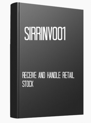 SIRRINV001 Receive and handle retail stock