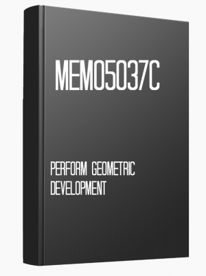 MEM05037C Perform geometric development