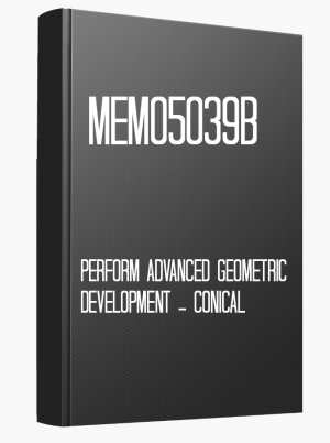 MEM05039B Perform advanced geometric development - conical