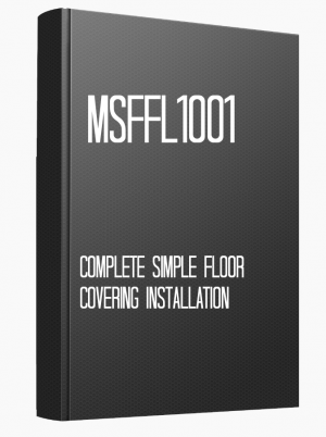 MSFFL1001 Complete simple floor covering installation